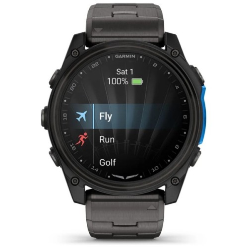 Смарт-годинник Garmin D2 Mach 2, 51mm, Saph, CrbnGry Ti/Blk w/TiBd,GPS (010-02905-31)