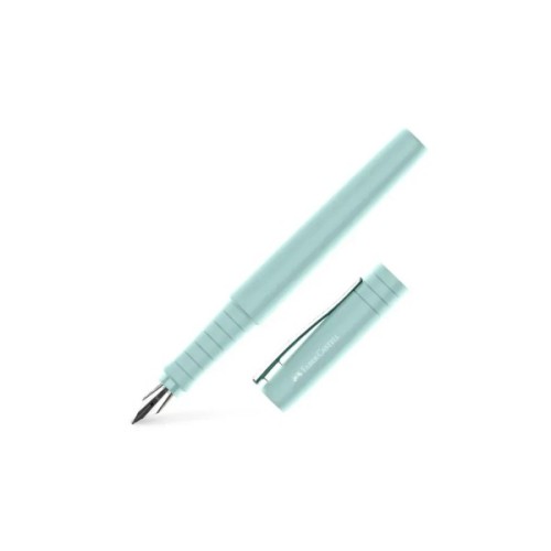 Ручка кулькова Faber-Castell набір ручок POLY Ball Set в металевому пеналі (перо + кульк. ручка), колір корпусу бірюзовий (32959)