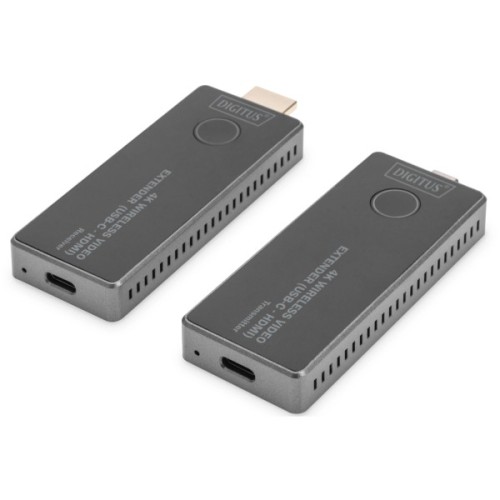 Адаптер HDMI extender 30m USB-C to HDMI 4K UHD wireless black Digitus (DS-55324)