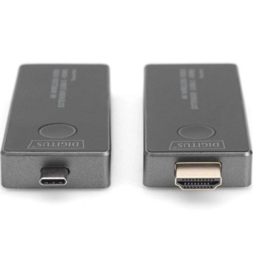 Адаптер HDMI extender 30m USB-C to HDMI 4K UHD wireless black Digitus (DS-55324)