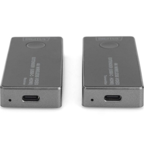 Адаптер HDMI extender 30m USB-C to HDMI 4K UHD wireless black Digitus (DS-55324)