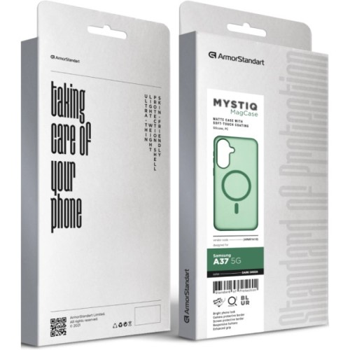 Чохол до мобільного телефона Armorstandart Mystiq MagCase Samsung A37 5G Dark Green (ARM91618)