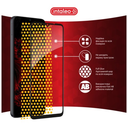 Скло захисне Intaleo Full Glue ZTE Blade A36 Black (1283126635618)