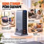 Зарядний пристрій XoKo 8xUSB-C PD 65 - 140W + 2xUSB QC30W GaN3 800W (XK-QC-800)