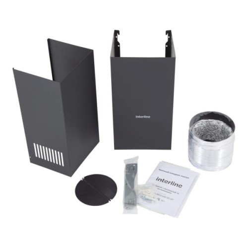 Витяжка кухонна Interline GOLF BK A/60/PB/GL/T