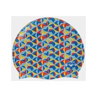 Шапка для плавання Arena Print JR 94171-236 зелений Діт OSFM (3468337082682)