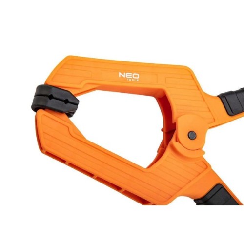Струбцина Neo Tools затискач пружинний, пластик, 100мм (45-523)