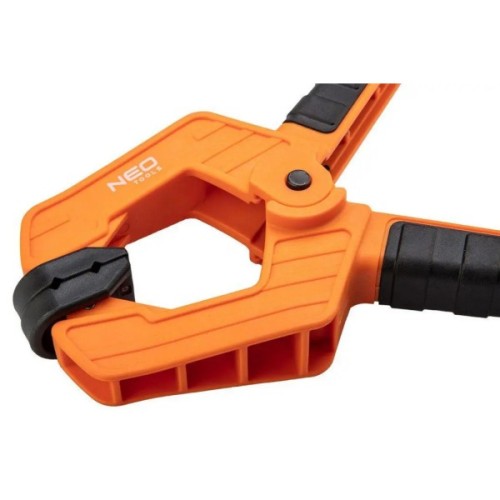 Струбцина Neo Tools затискач пружинний, пластик, 100мм (45-523)