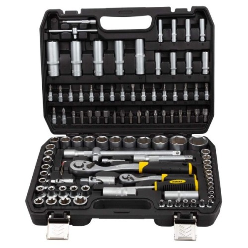 Набір інструментів Sigma насадок торцевих та біт 1/4", 1/2" 110шт CrV mid (6003771)