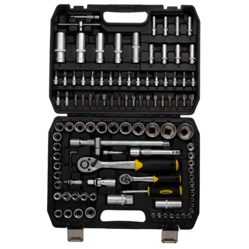 Набір інструментів Sigma насадок торцевих та біт 1/4", 1/2" 110шт CrV mid (6003771)