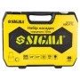 Набір інструментів Sigma насадок торцевих та біт 1/4", 1/2" 110шт CrV mid (6003771)