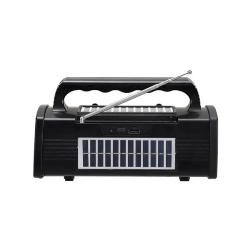 Акустична система NEWVEW NV-9010 Solar Panel/BT/USB/TF/FM Black (NWVW-NV-9010-BK)