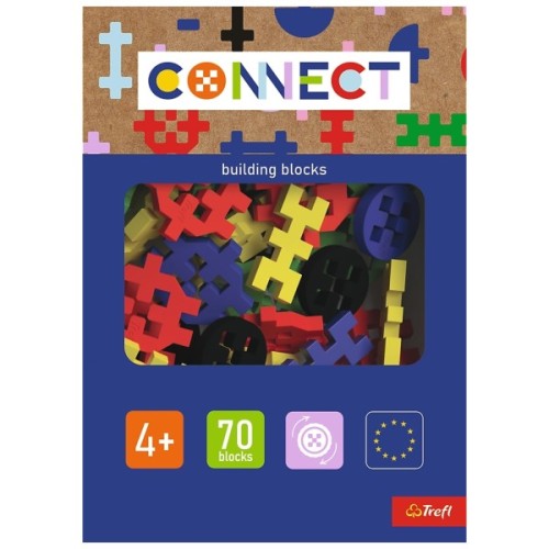 Конструктор Trefl Connect набір деталей конструктора, 70 деталей (boys) (5900511619874)