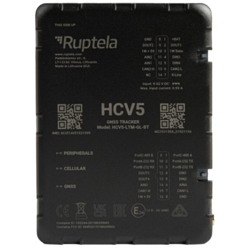 GPS-трекер для авто Ruptela Advanced CAN&Tacho Tracker HCV5 (HCV5)