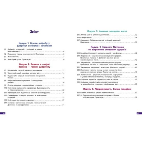 Робочий зошит Здоровя, безпека та добробут. Для 8 класу ЗЗСО - О. Шиян, В. Дяків, А. Седоченко, О. Тагліна Ранок (9786170998217)