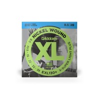 Струни для гітари D'Addario XL Nickel Wound Extra Super Light Plus (08.5-39) (EXL130+)