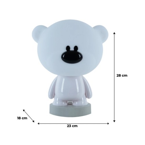 Нічник Kite Світильник LED з акумулятором Bear, білий (K24-490-2-1)