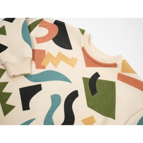 Спортивний костюм дитячий Smile флісовий (23219-110B-beige)