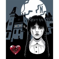 Картина по номерам Santi Wednesday Nevermore Academy 40х50 см (955059)