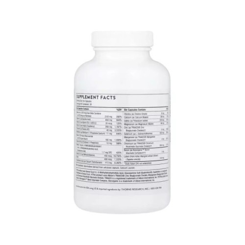 Мультивітамін Thorne Research Мультивітаміни для жінок 50+, Women's Multi 50+, 180 капсул (THR-01131)