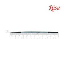 Пензлик для малювання Rosa Синтетика кругла, STREAM 132, № 1 (4823098517238)