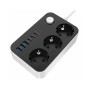 Мережевий фільтр живлення ColorWay CW-CHE36PDB, 3 розетки/ 3USB + 3TYPE-C 2M (CW-CHE36PDB)