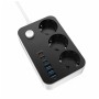 Мережевий фільтр живлення ColorWay CW-CHE36PDB, 3 розетки/ 3USB + 3TYPE-C 2M (CW-CHE36PDB)