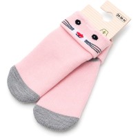 Шкарпетки дитячі Bibaby махрові (68375-68-pink)