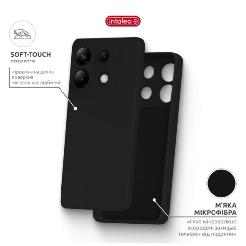 Чохол до мобільного телефона Intaleo SoftShell Xiaomi Redmi Note 13 Pro 4G Black (1283126592096)
