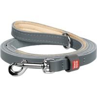 Повідець для котів WAUDOG Classic XXS-XS Ш 12 мм Д 122 см сірий (603211)