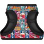 Шлея для собак WAUDOG Clothes з QR паспортом "Диво-жінка комікс" XS1 (1001-4009)