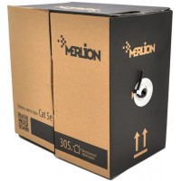 Кабель мережевий Merlion UTP 500м КНП (2*2*0.5) 2p 24 AWG [СCA] зовнішній (09844)