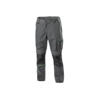 Штани робочі Hoegert LEMBERG HT5K802-1-2XL 65% поліестер/35% бавовна темно-сірі, 2XL (56) (HT5K802-1-2XL)