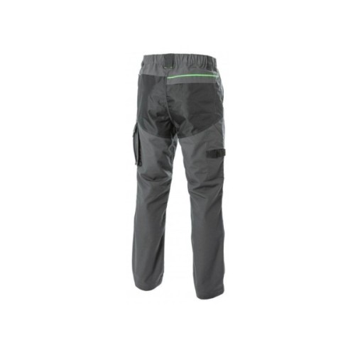 Штани робочі Hoegert LEMBERG HT5K802-1-2XL 65% поліестер/35% бавовна темно-сірі, 2XL (56) (HT5K802-1-2XL)
