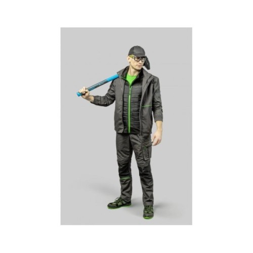 Штани робочі Hoegert LEMBERG HT5K802-1-2XL 65% поліестер/35% бавовна темно-сірі, 2XL (56) (HT5K802-1-2XL)