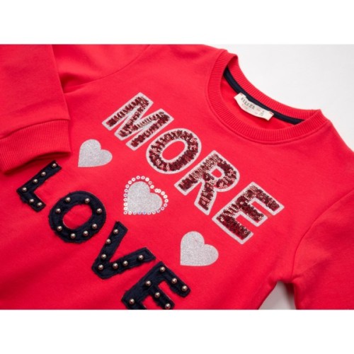 Спортивний костюм дитячий Breeze "MORE LOVE" (13269-152G-coral)