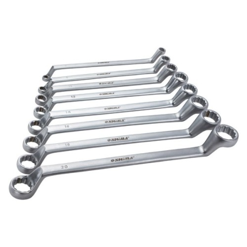 Ключ Sigma набір накидних 8шт 6-22мм CrV satine (6010051)