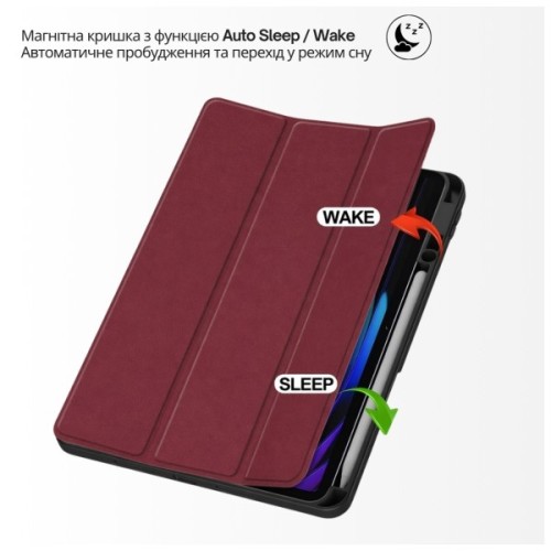 Чохол до планшета BeCover Flexible TPU Mate Xiaomi Pad 8 / 8 Pro 11.2" Red Wine (715628)