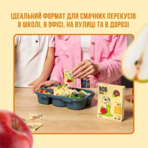 Цукерка Bob Snail Яблучно-грушева 100 г (1740871)