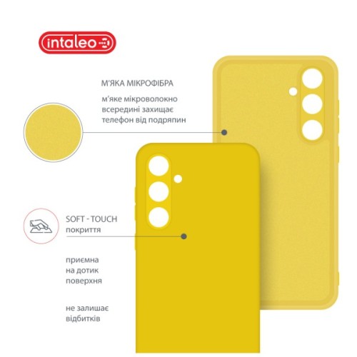 Чохол до мобільного телефона Intaleo Silicone Samsung Galaxy A55 Yellow (1283126600258)