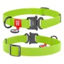 Нашийник для тварин WAUDOG Waterproof з QR паспортом XL Ш 25 мм Д 35-58 см(салатовий) (27845)