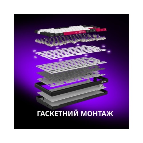 Клавіатура Lorgar KBP7075W Pro RGB Wireless/Bluetooth/USB UA Black/red (LRG-KBP7075W-BK-US)