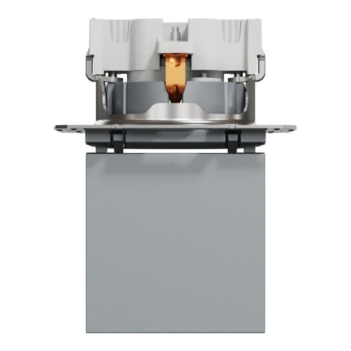 Розетка Schneider Electric ASFORA з кришкою, сталь (EPH3100162)