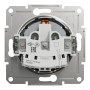 Розетка Schneider Electric ASFORA з кришкою, сталь (EPH3100162)