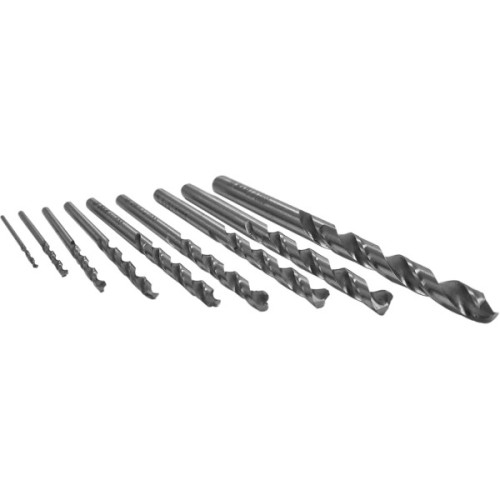 Набір свердл S&R по металу MEISTER 9шт. 1.0-5.0 мм (108809090)