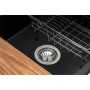 Мийка кухонна GRANADO Basic Artes black shine (+ змішувач Campo LUX inox + дозатор Redondo inox + коши (ksg1101)