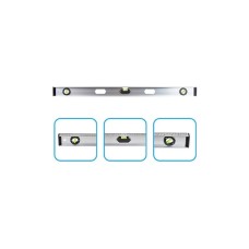 Рівень Alloid 80см, 3 капсули, 2 ручки (LD-02080)