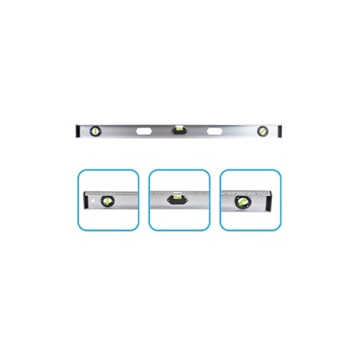 Рівень Alloid 80см, 3 капсули, 2 ручки (LD-02080)