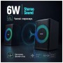 Акустична система ColorWay PulseRing 2.0 RGB USB Black (CW-SPU04BK)