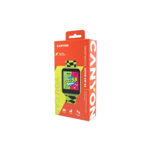 Смарт-годинник Canyon Joyce KW-43 DUAL BT Music Green (CNE-KW43YB)